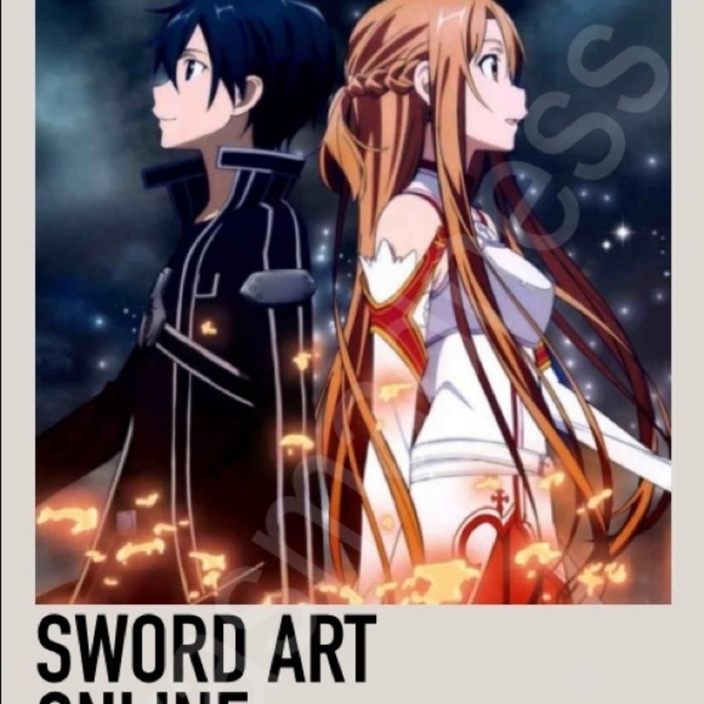 Sword Art Online Anime Keychain